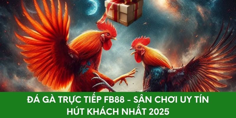 Đá Gà Trực Tiếp FB88 - Sân Chơi Uy Tín Hút Khách Nhất 2025