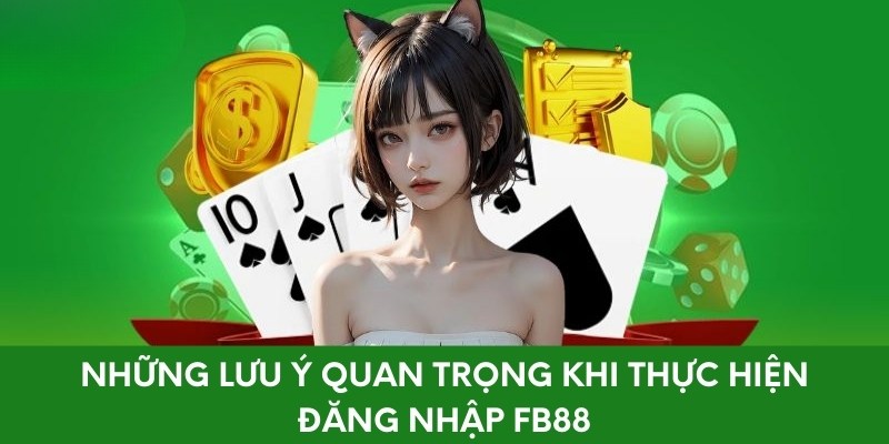 Những lưu ý quan trọng khi thực hiện đăng nhập fb88